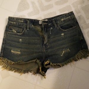 Free People Jean Shorts